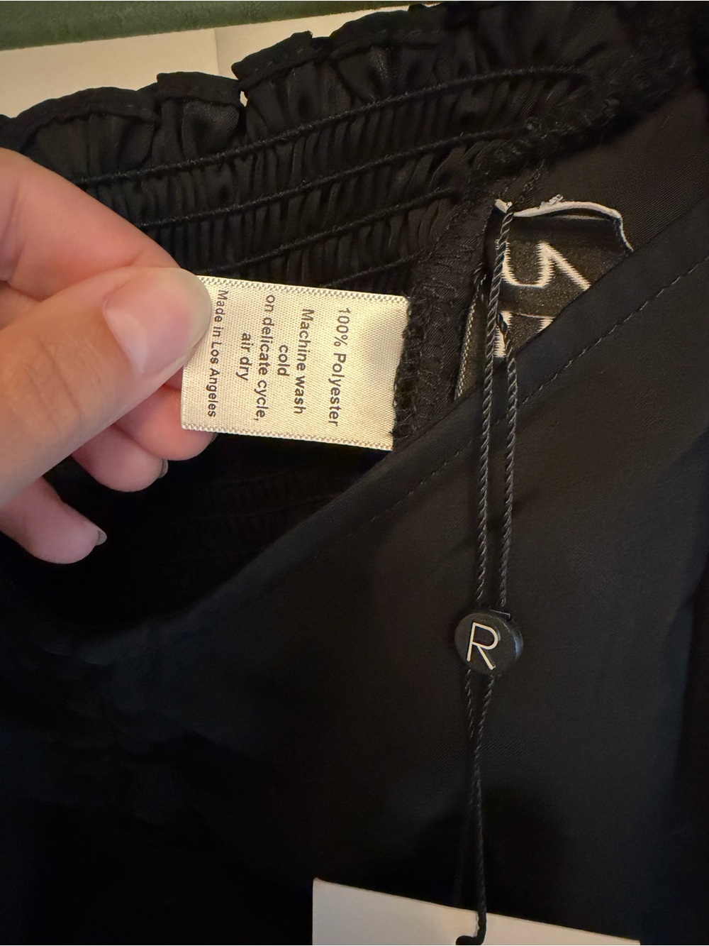 RESA Everly Blouse in Black - Picture 7 of 7